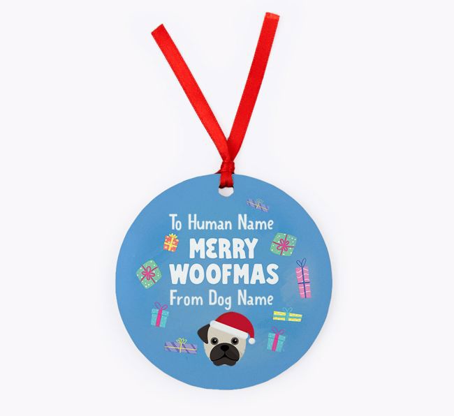 Merry Woofmas: {breedFullName} Christmas Decoration